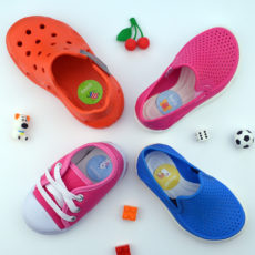 Etiquetas Escolares - Etiqueta para calçados ilustrada MeuNominho personalizada com nome