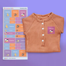 Etiquetas Escolares - Etiquetas Termocolantes Mista