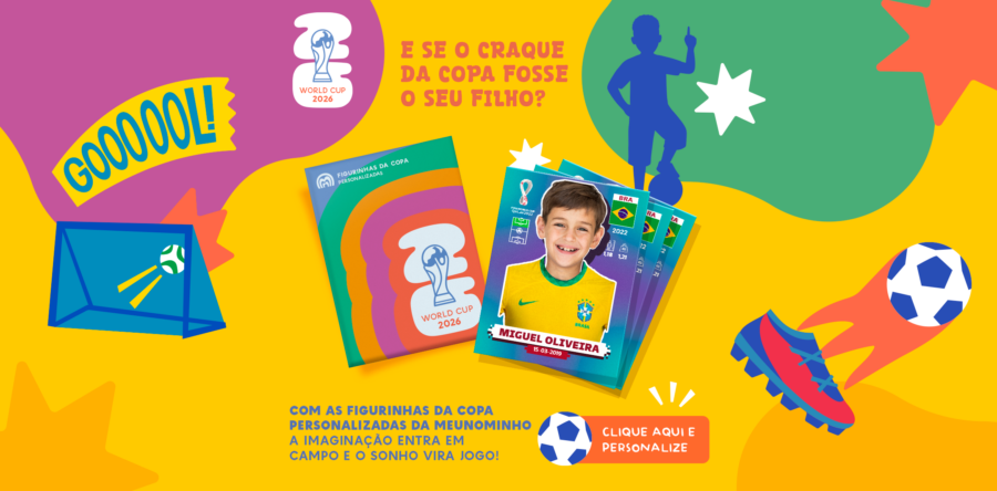 Figurinha da Copa personalizada